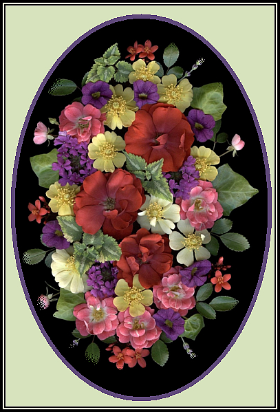 Mixed card Mixed flower card