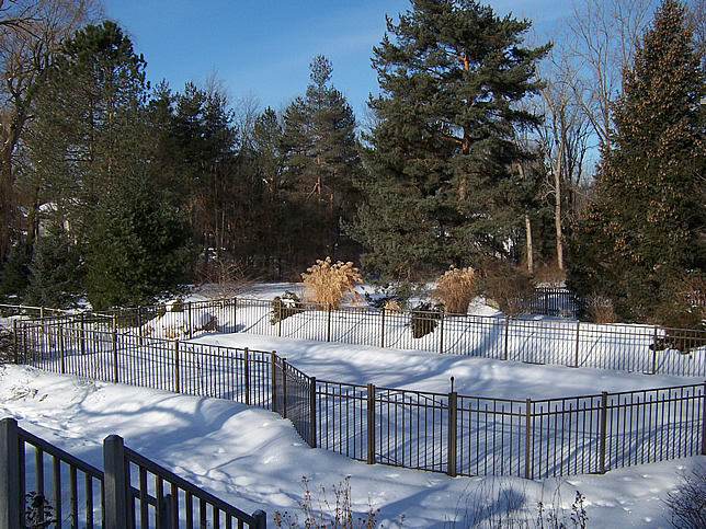 254 Winter pool Pool in winter