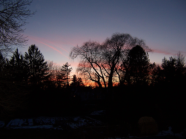 836 Fall sunset Fall sunset