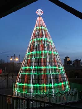 Beer Keg Christmas Tree