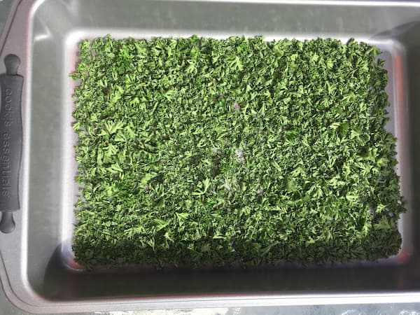 Parsley Drying Herbs